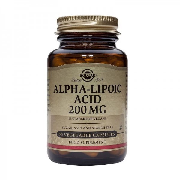 Solgar Acido Alpha Lipoico 120mg 60 caps