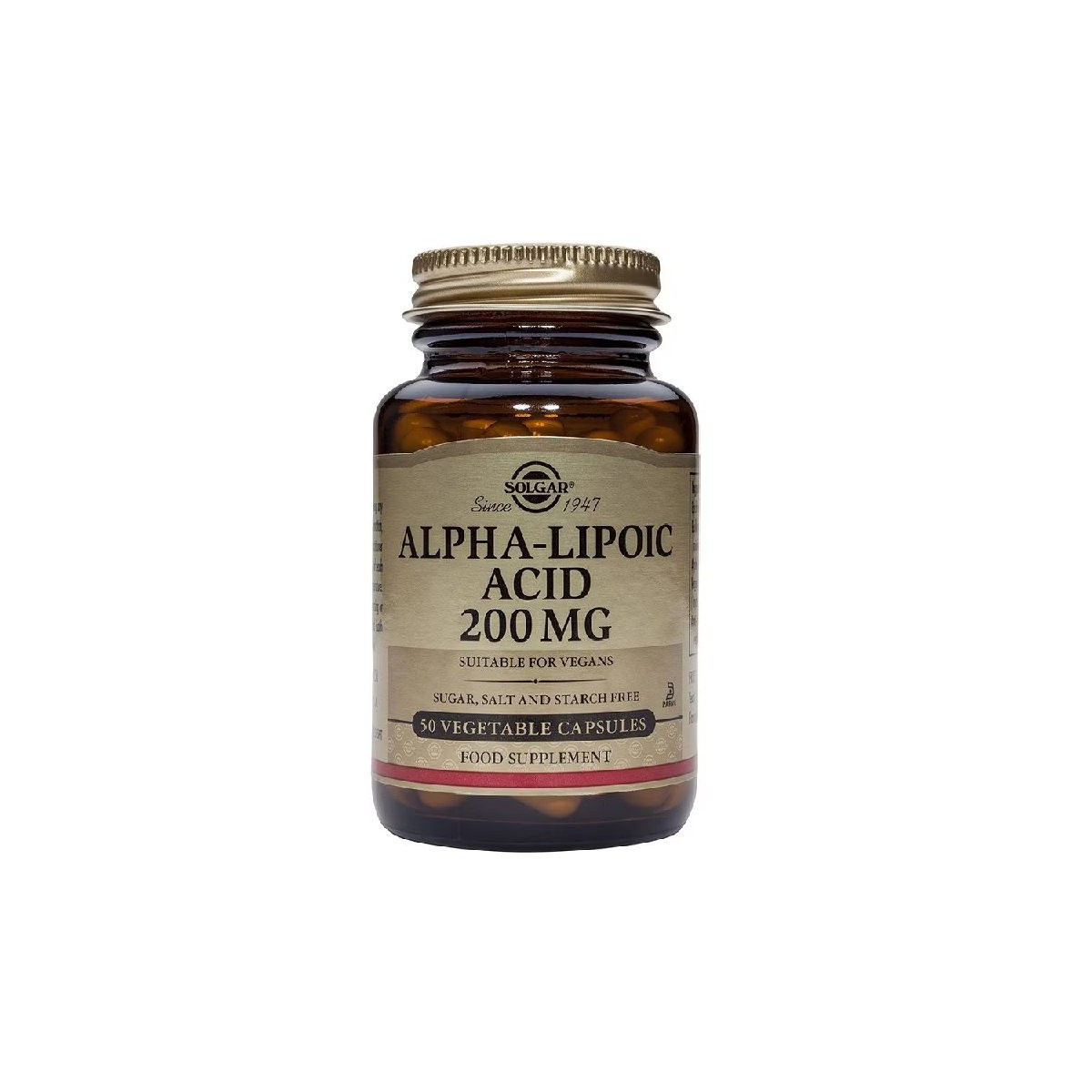 Solgar Acido Alpha Lipoico 120mg 60 caps
