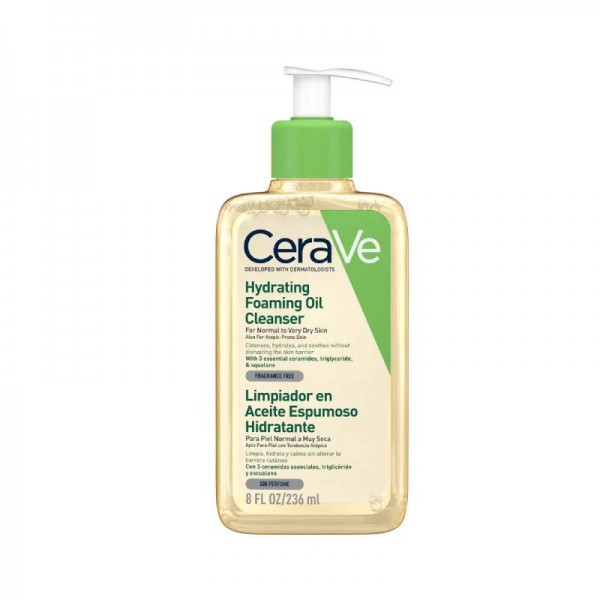 Cerave Limpiador en Aceite Espumoso Hidratante 236ml