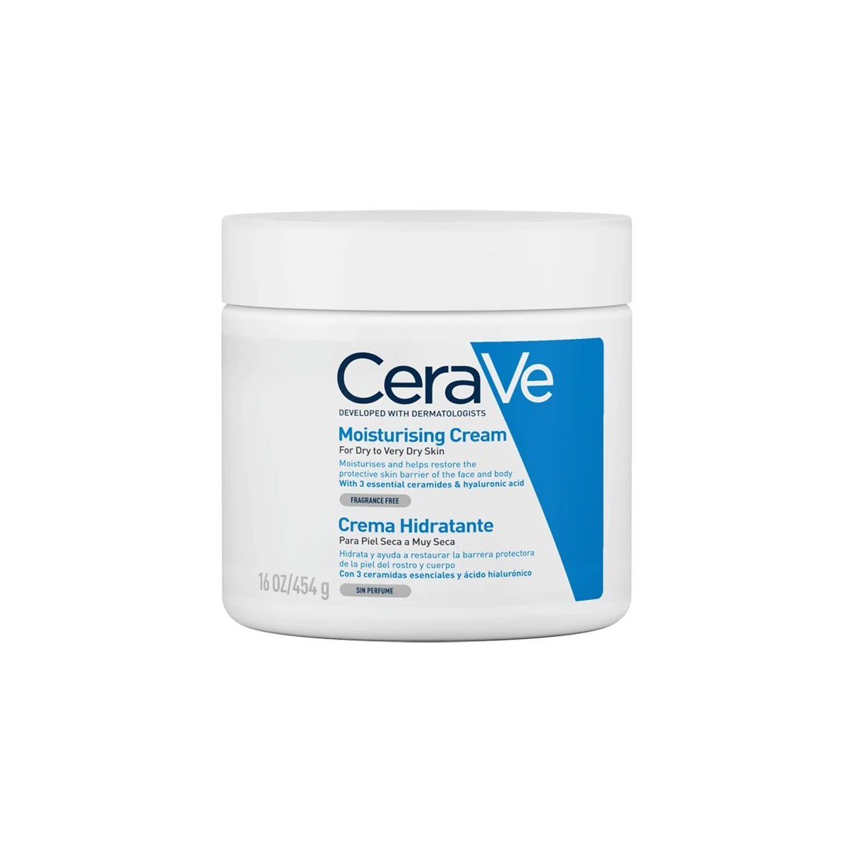 Cerave Crema Hidratante Piel seca 454gr