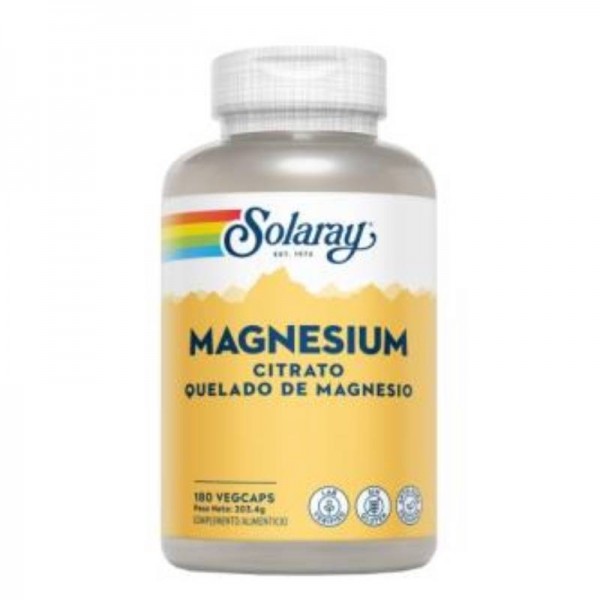 Solaray Magnesium Citrato 180 Caps