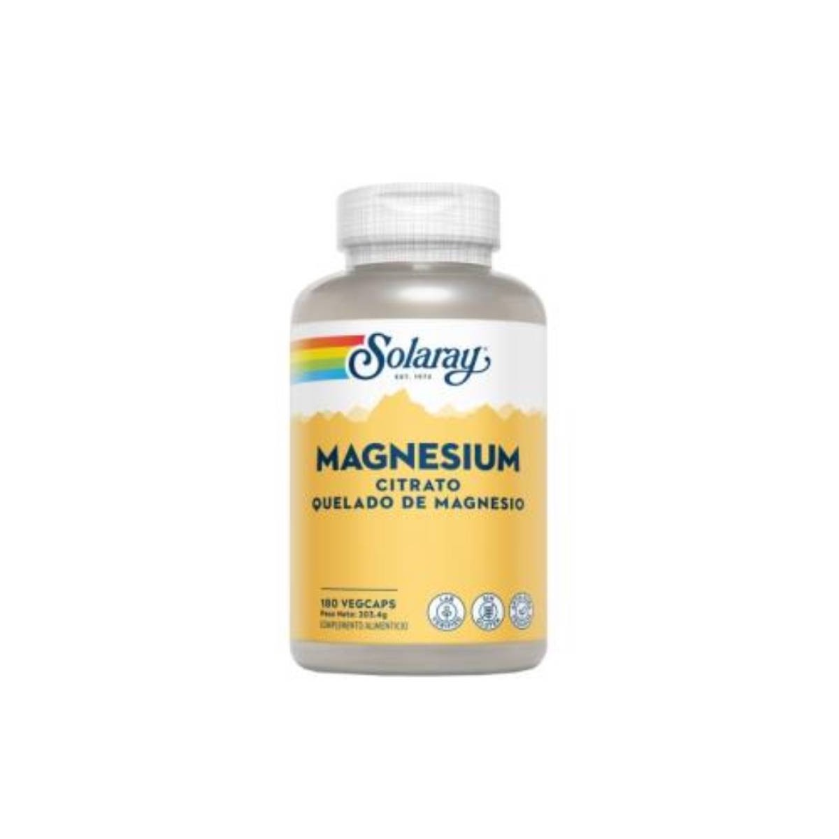 Solaray Magnesium Citrato 180 Caps