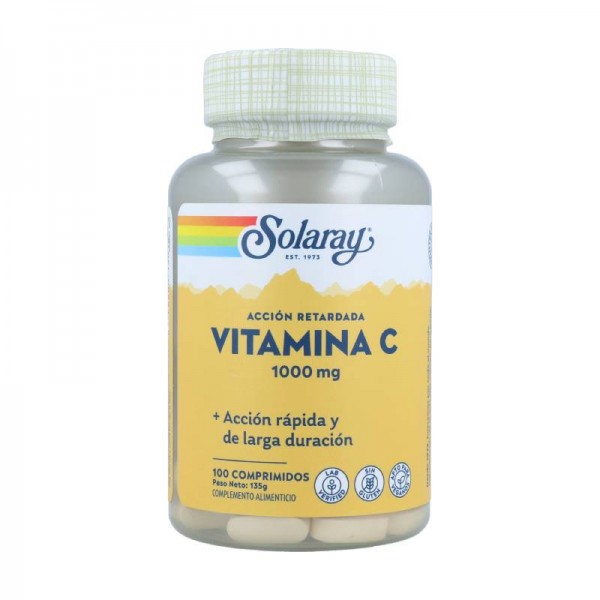 Solaray Vitamina C Retardada 1000 mg 100 comprimidos