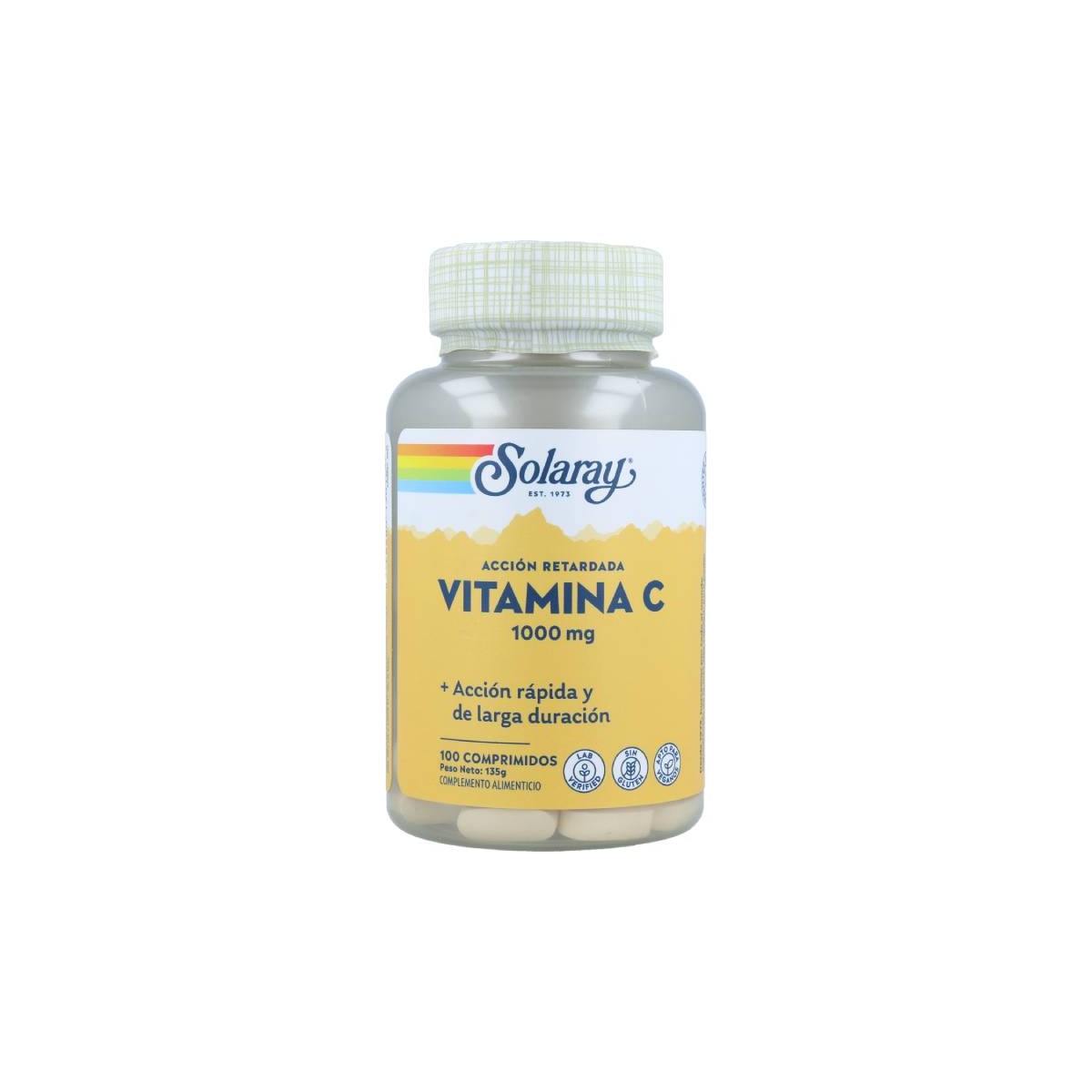Solaray Vitamina C Retardada 1000 mg 100 comprimidos