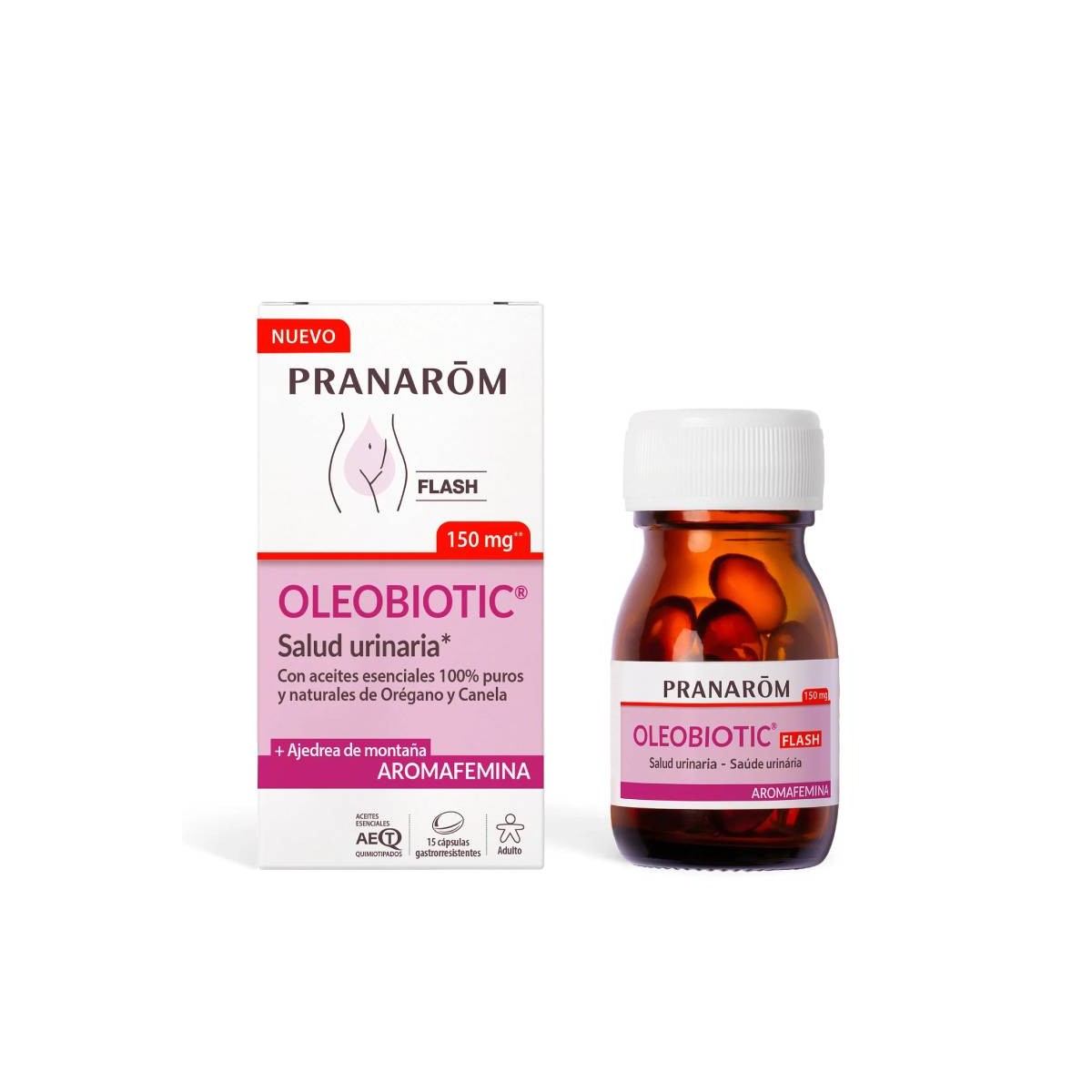 Pranarom Oleobiotic Salud Urinaria 15 capsulas