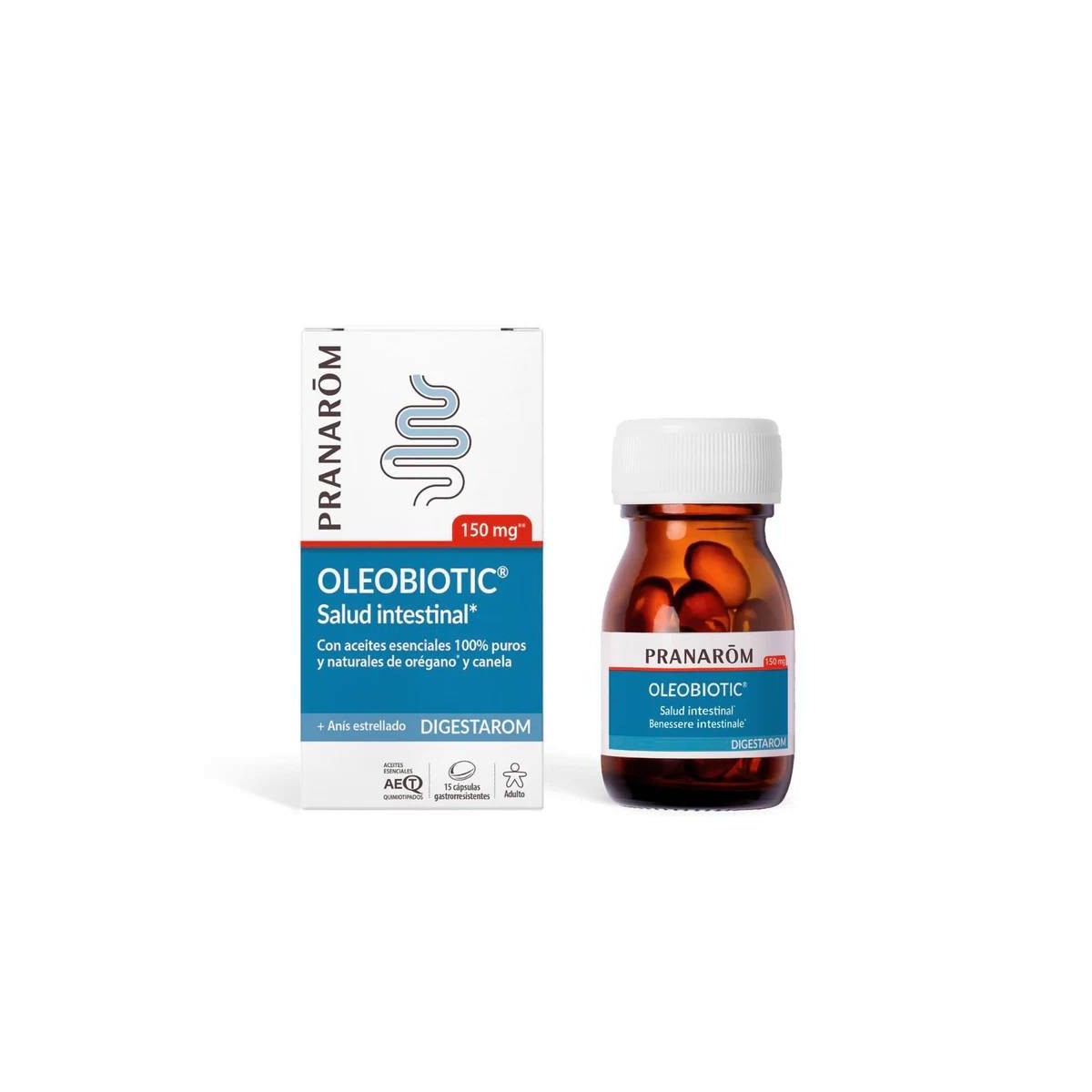Pranarom Oleobiotic Salud Instinal 15 caps