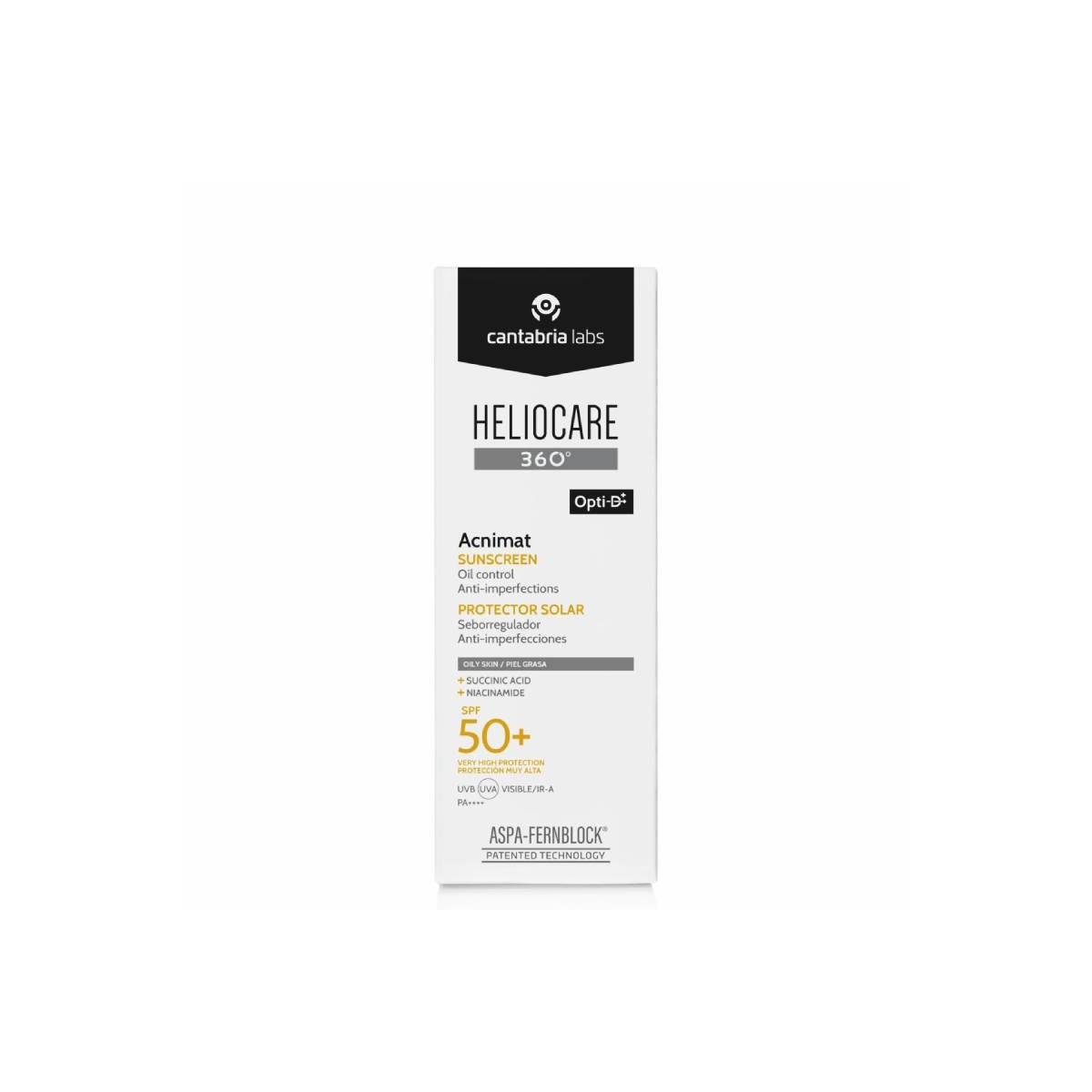 Heliocare 360 Acnimat Fotoprotector SPF50+ 50ml
