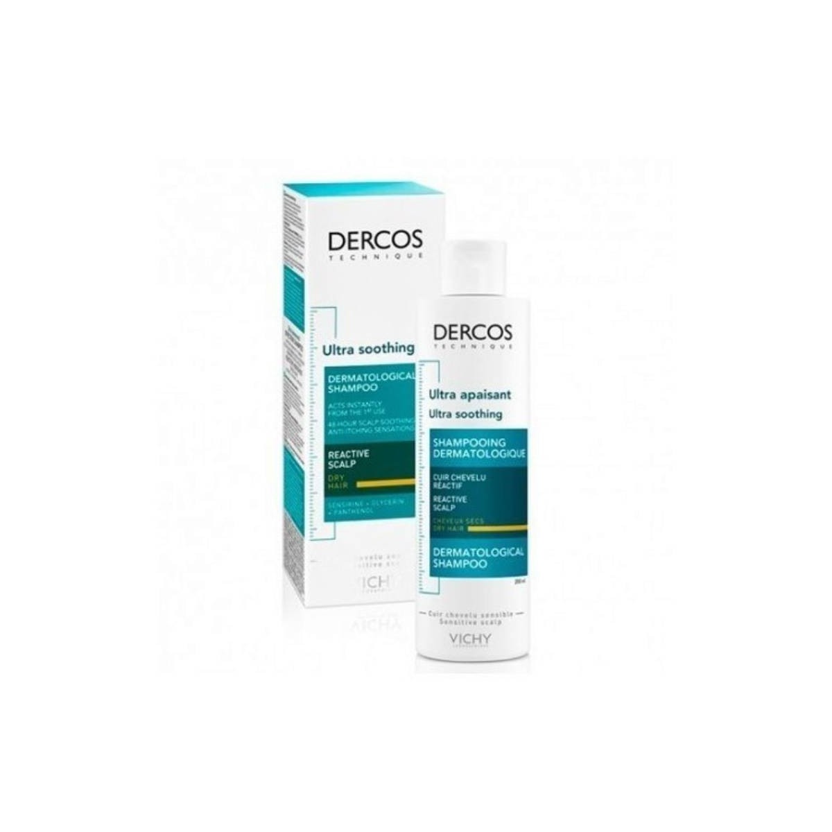 Dercos Champu Ultracalmante Cabello Seco 200ml