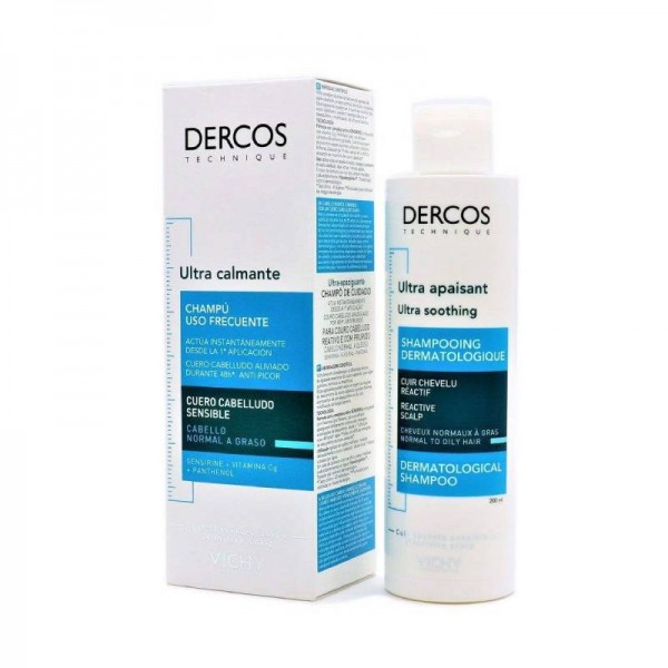 Dercos Champu Ultracalmante Cabello Graso 200ml