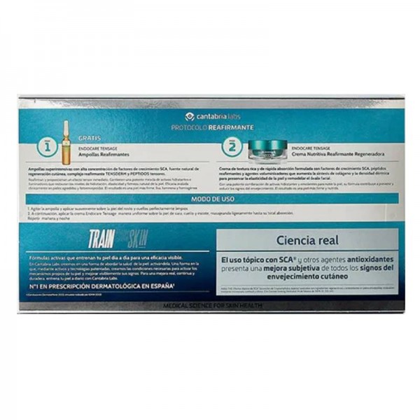 Endocare Tensage Protocolo Reafirmante Crema Nutritiva + Ampollas
