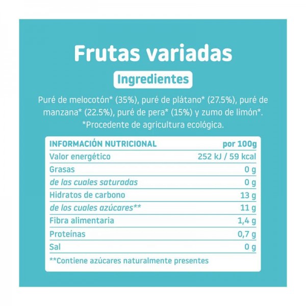 Smileat Poche Frutas Variadas 100 gr 2