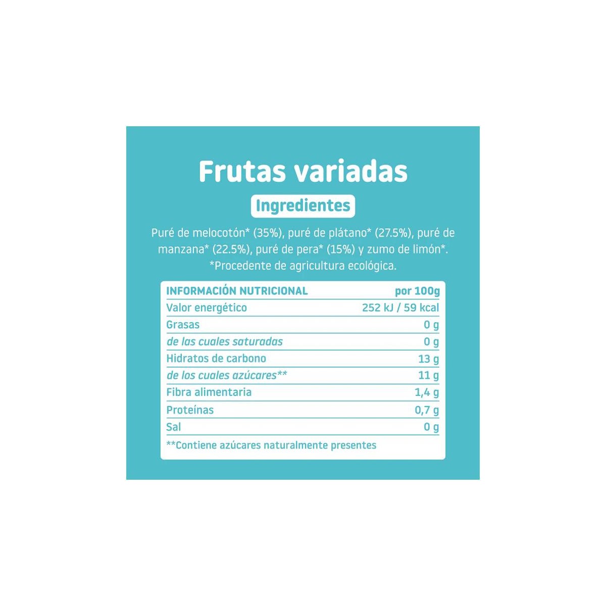Smileat Poche Frutas Variadas 100 gr
