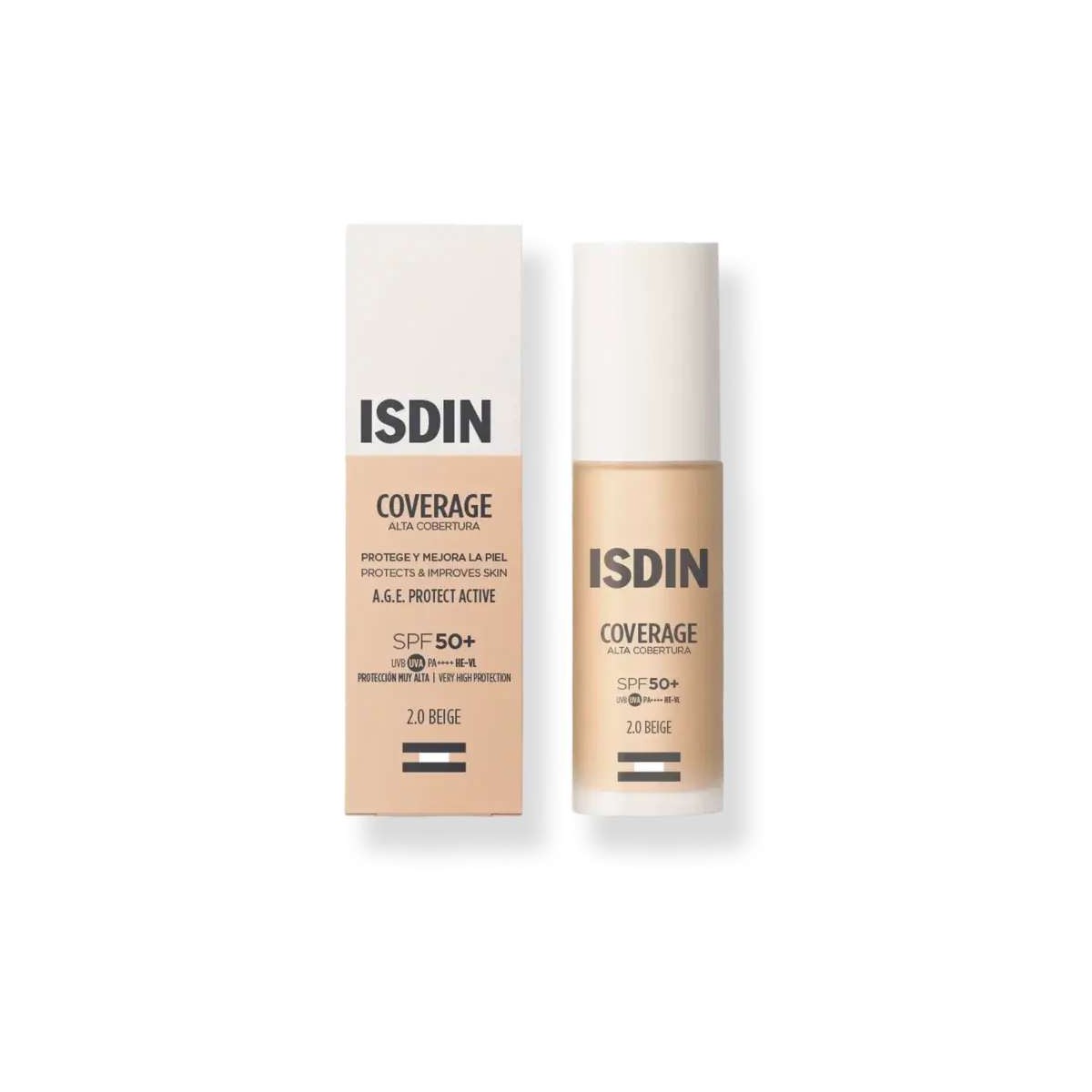 Isdin Coverage A.G.E Protect Spf 50+ 2.0 Beige