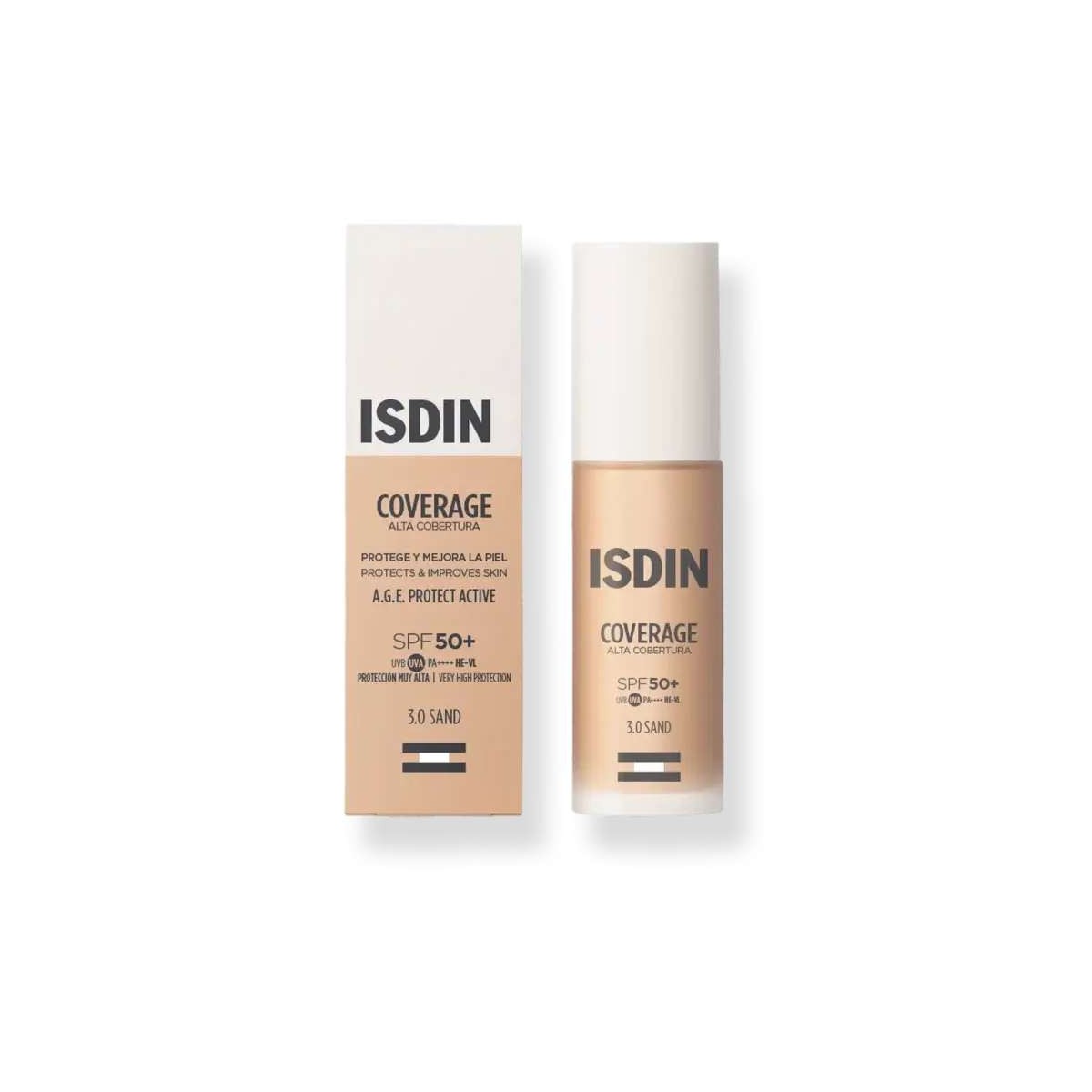 Isdin Coverage A.G.E Protect Spf 50+ 3.0 Sand