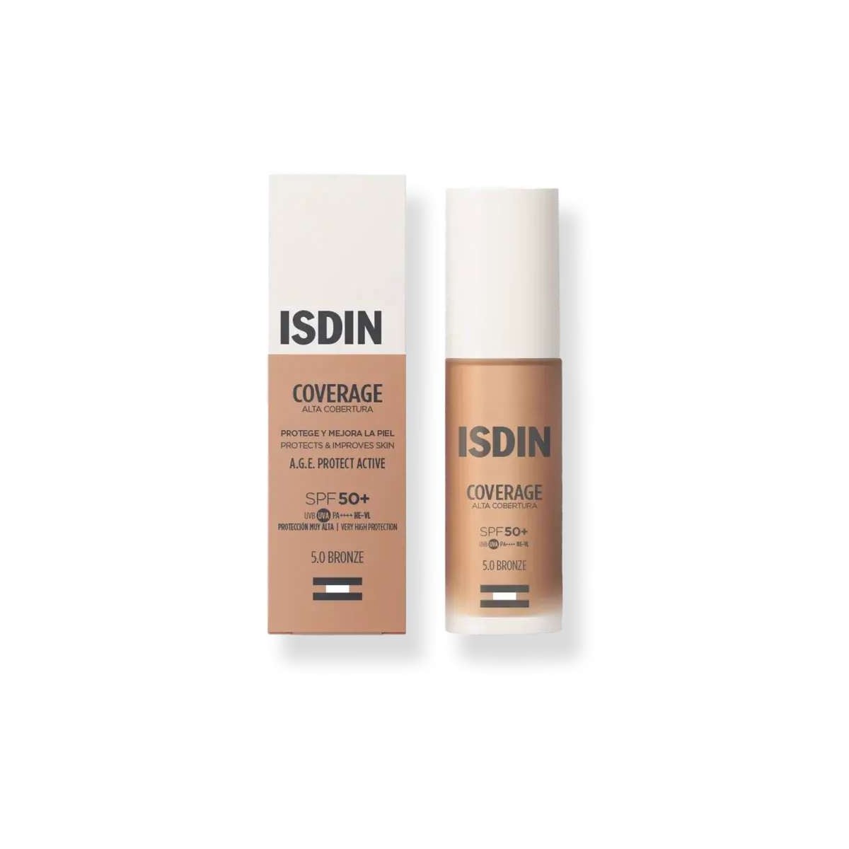 Isdin Coverage A.G.E Protect Spf 50+ 5.0 Bronze