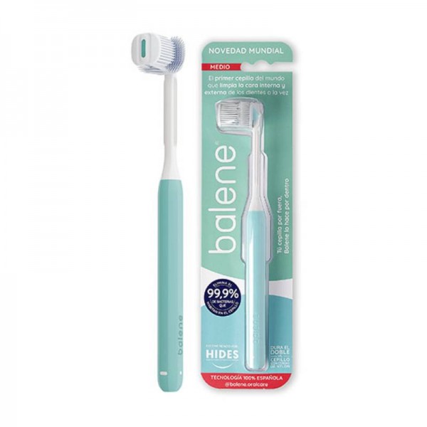 Balene Cepillo Dental Medio Adulto Verde 1 Un.