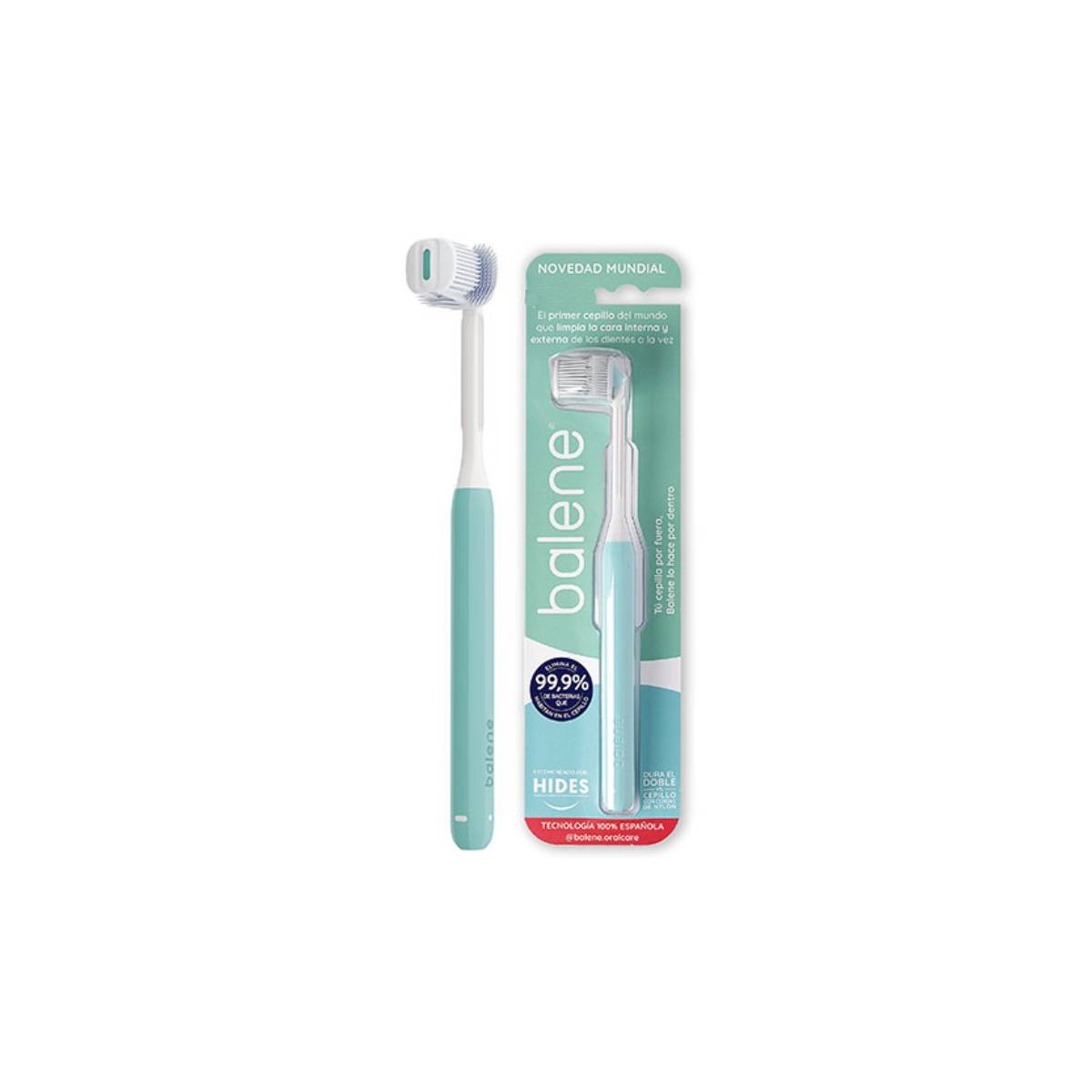 Balene Cepillo Dental Suave Adulto Verde 1 Un.