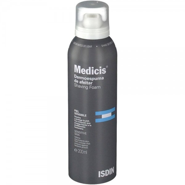 medicis dermoespuma de afeitar 200 ml isdin