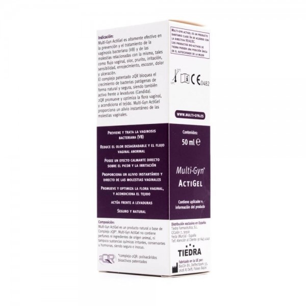actigel gel vaginal 50 ml multi gyn