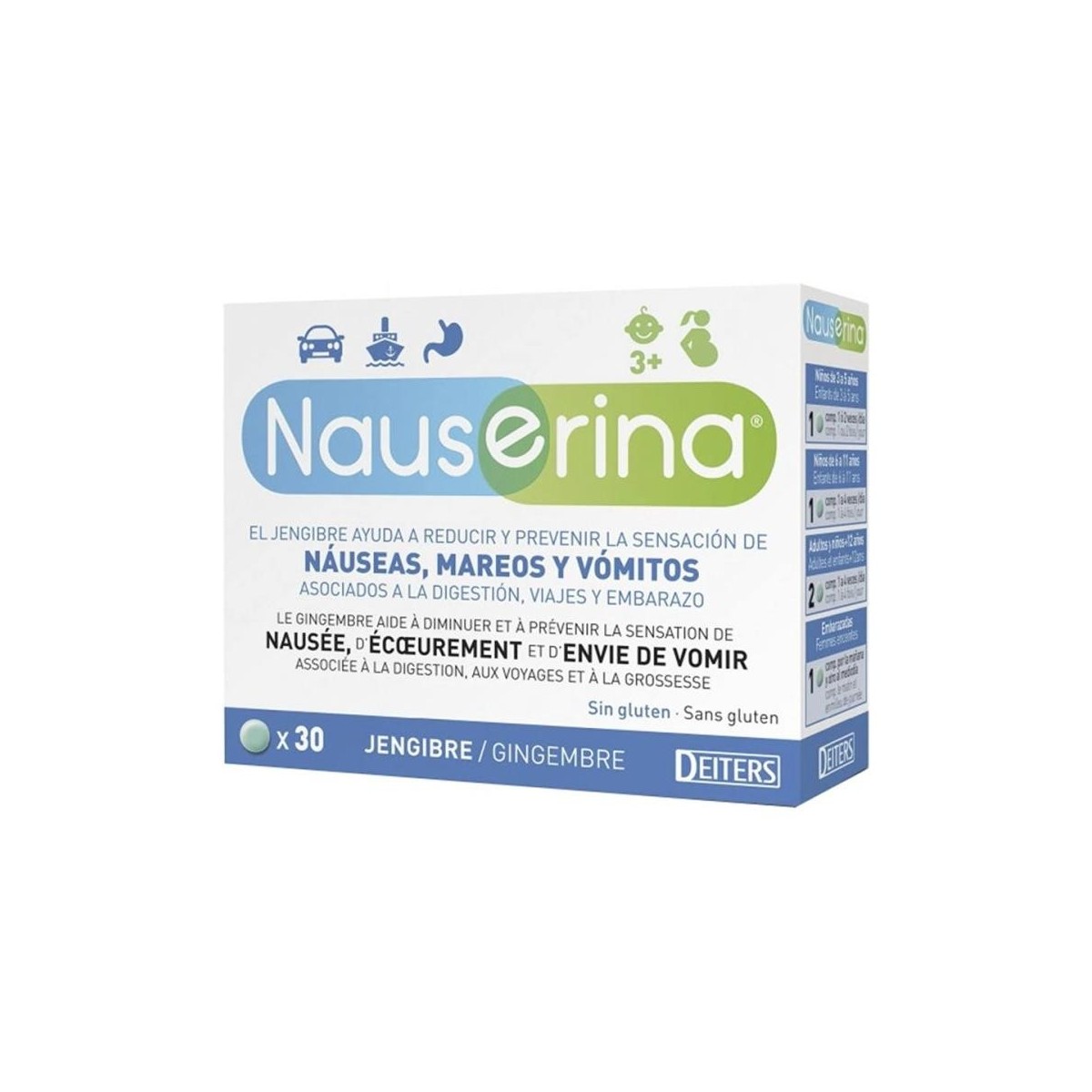 nauserina 30 comprimidos deiters