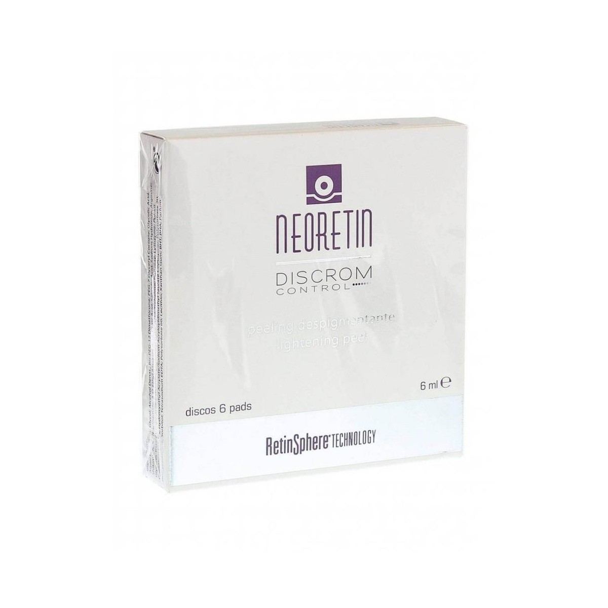 neoretin discrom control peeling despigmentante 6 discos
