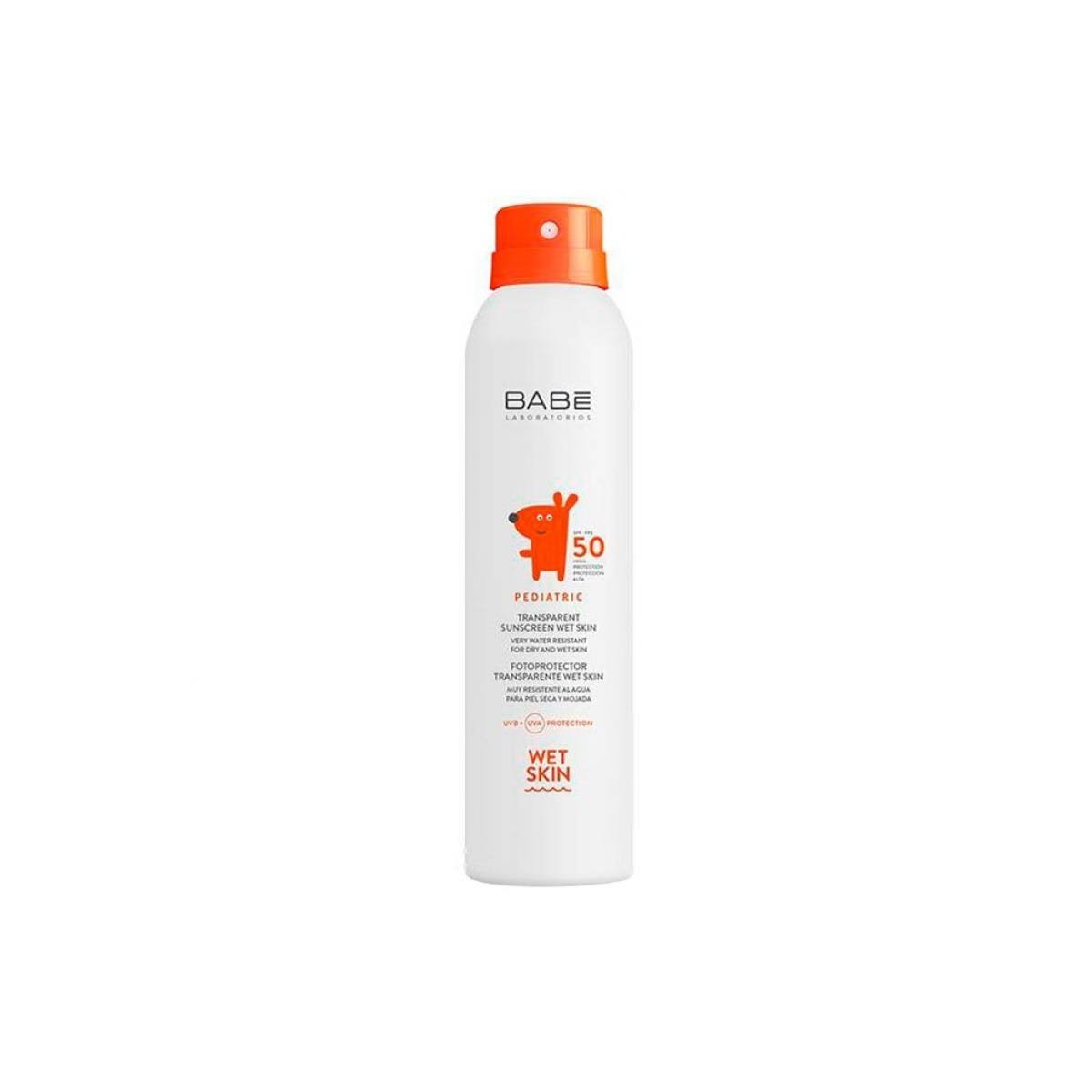 babe pediatric fotoprotector wet skin spf50 200 ml