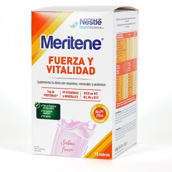 Meritene fresa 15 sobres