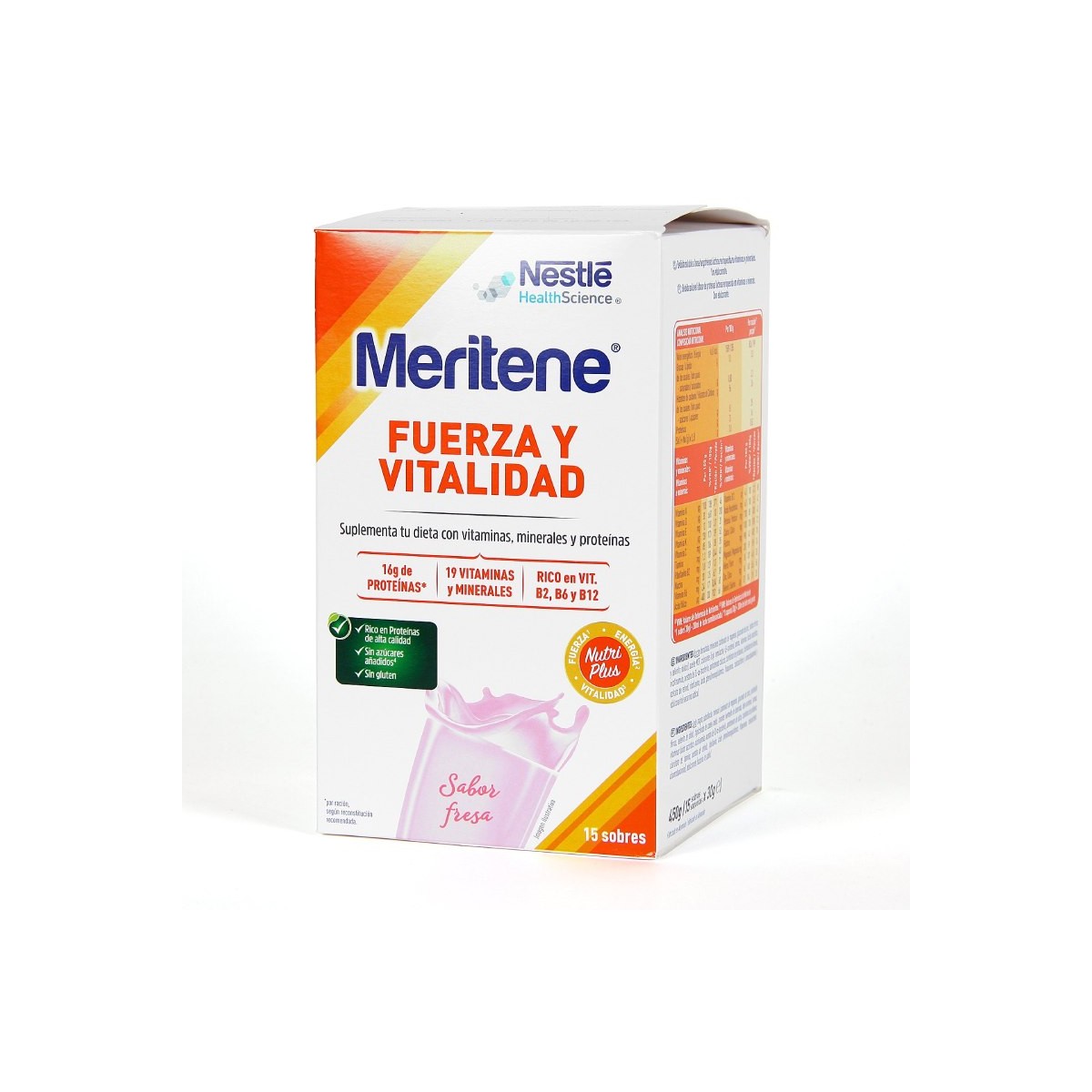 Meritene fresa 15 sobres