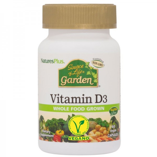 Vitamina D3 60 capsulas Garden