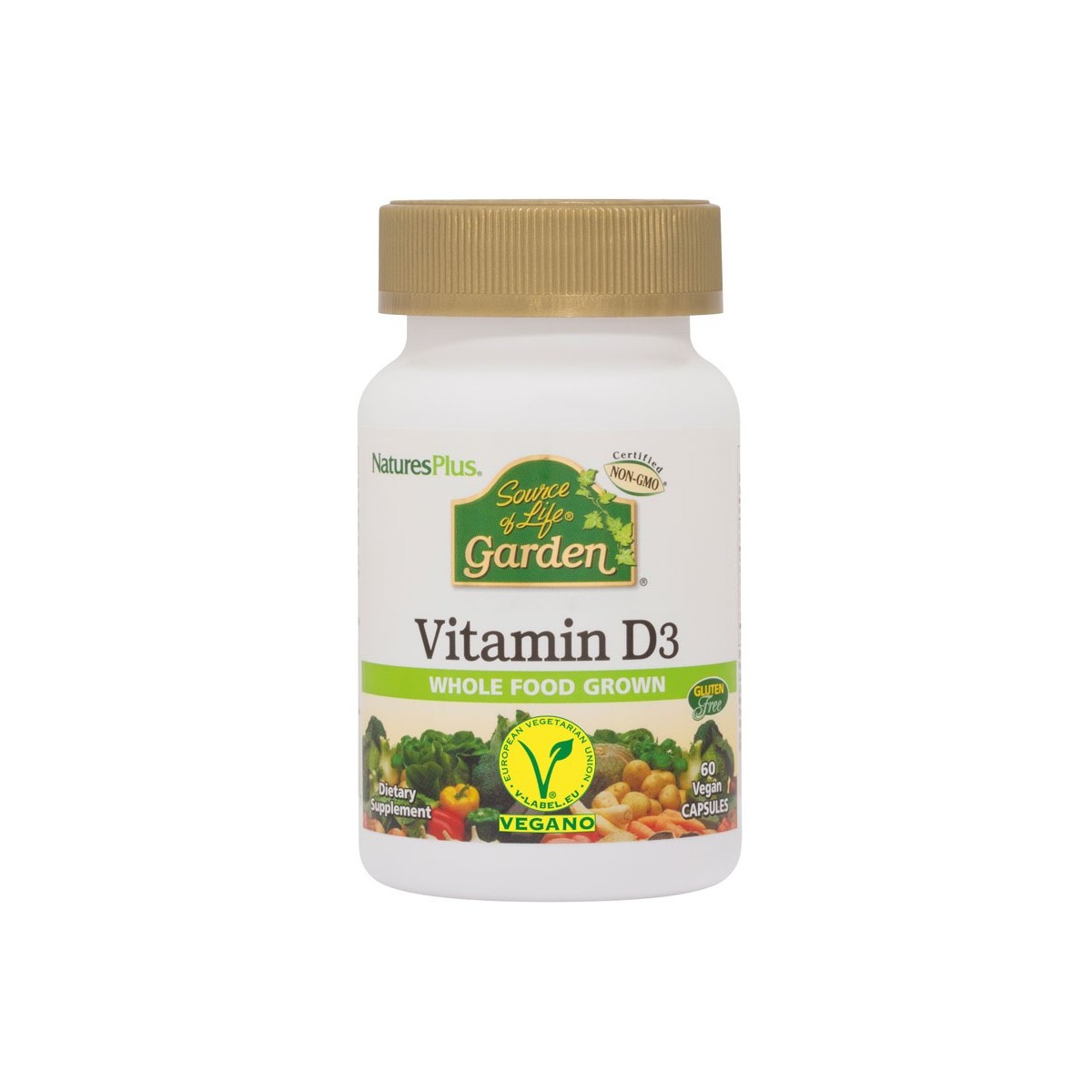 Vitamina D3 60 capsulas Garden